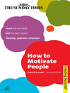 How to Motivate People (eBook)